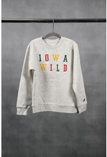 League Youth Oatmeal Embroidered Crew