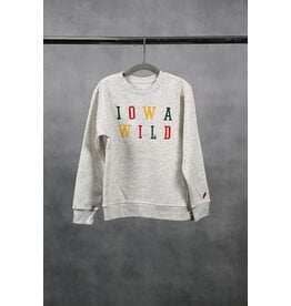 League Youth Oatmeal Embroidered Crew