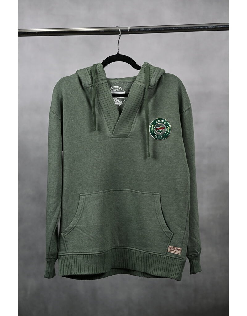 Brew City Women's Sage Green Van Halen Hood