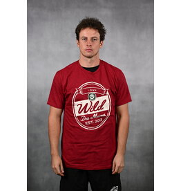 Ouray Dark Red Heather Vintage Tee