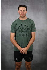 League Vintage Heather Hunter Green Tri-Blend Tee