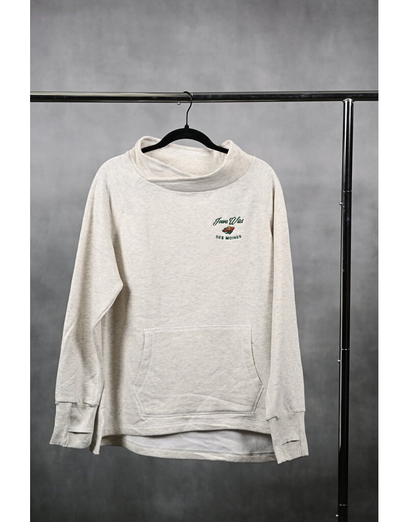 Ouray Women's Oatmeal Heather Cozy Funnel Neck Pullover