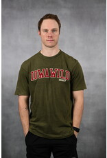 Brew City Olive Double Felt Letters Tee