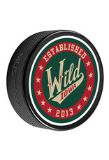 MUSTANG Primary Logo - Stars Design Printed Puck