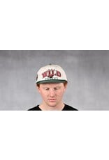 Iowa Wild Hockey Embroidred Cream Hat - Green Rope