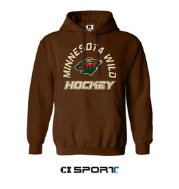 CI SPORT Minnesota Wild Dark Chocolate Hood