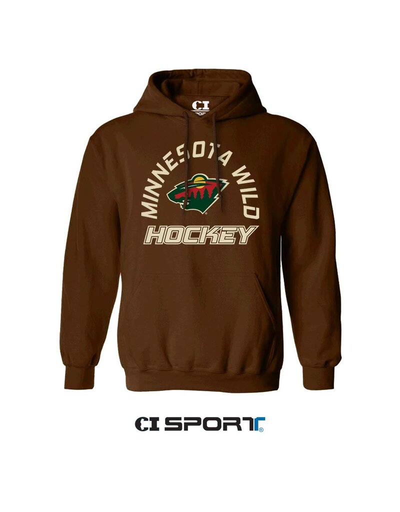 CI SPORT Minnesota Wild Dark Chocolate Hood