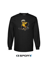 CI SPORT Classic Black LS - Goldfinch Logo