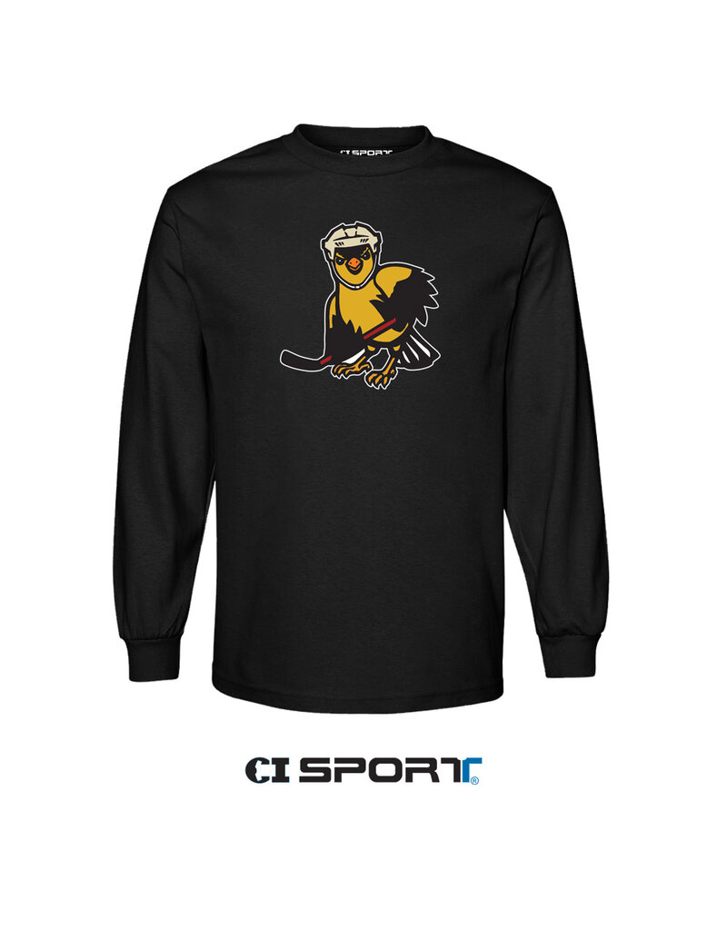 CI SPORT Classic Black LS - Goldfinch Logo