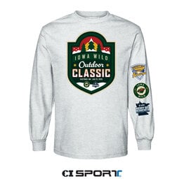 CI SPORT Iowa Wild Outdoor Classic Ash Long Sleeve