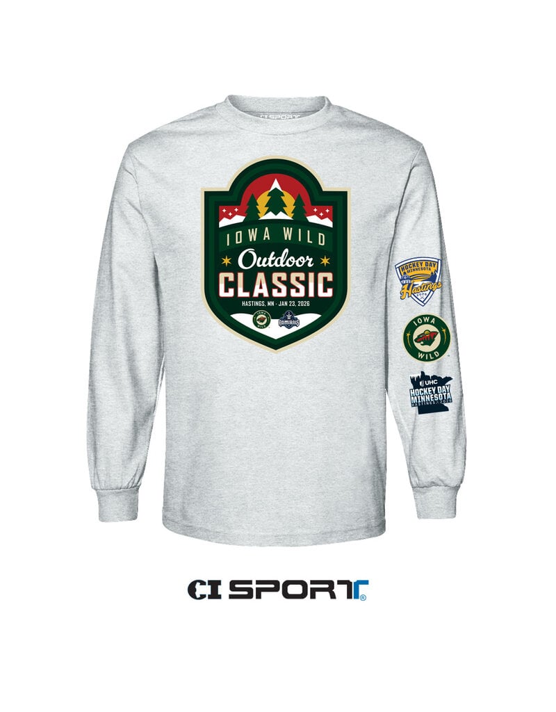 CI SPORT Iowa Wild Outdoor Classic Ash Long Sleeve