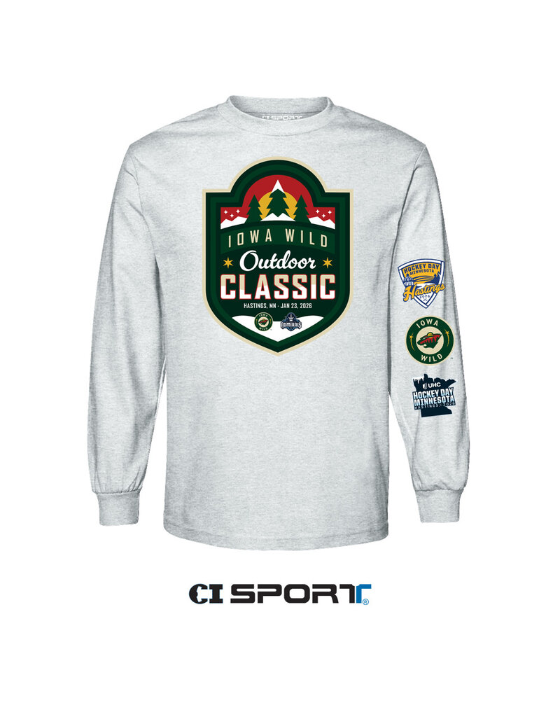 CI SPORT *PREORDER* Iowa Wild Outdoor Classic Ash Long Sleeve