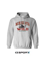 CI SPORT Heather Grey Minnesota Wild Hood - McNabb