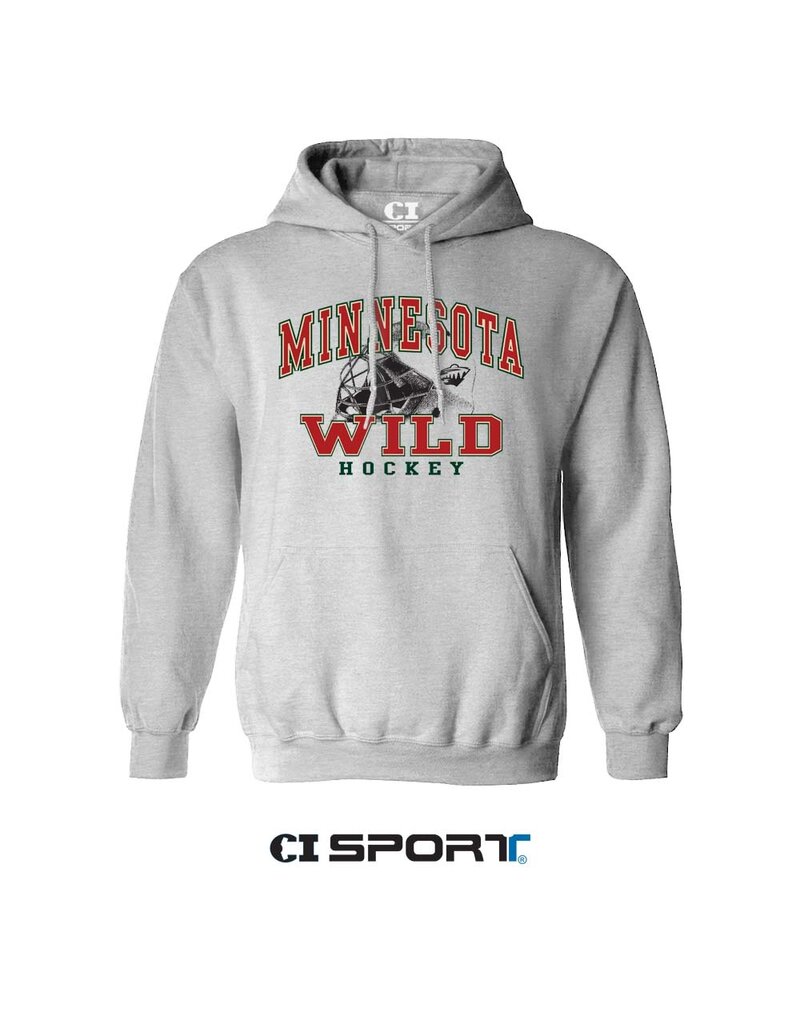 CI SPORT Heather Grey Minnesota Wild Hood - McNabb