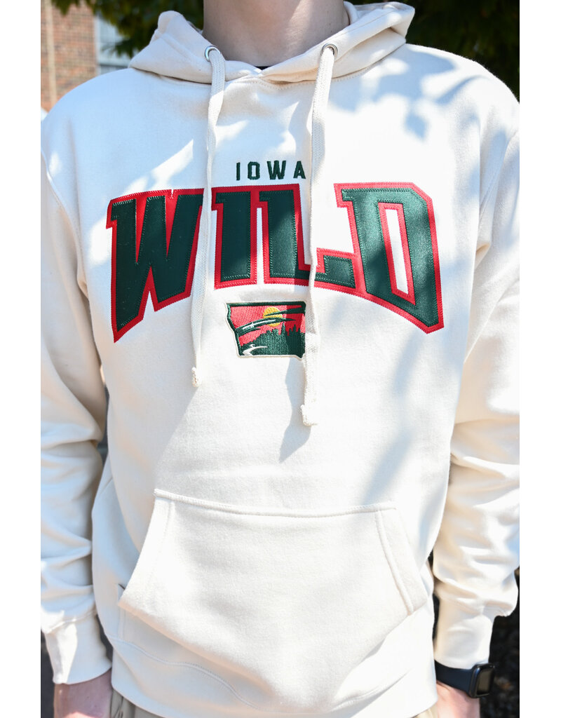 J. America Oyster Iowa Wild Hooded Sweatshirt