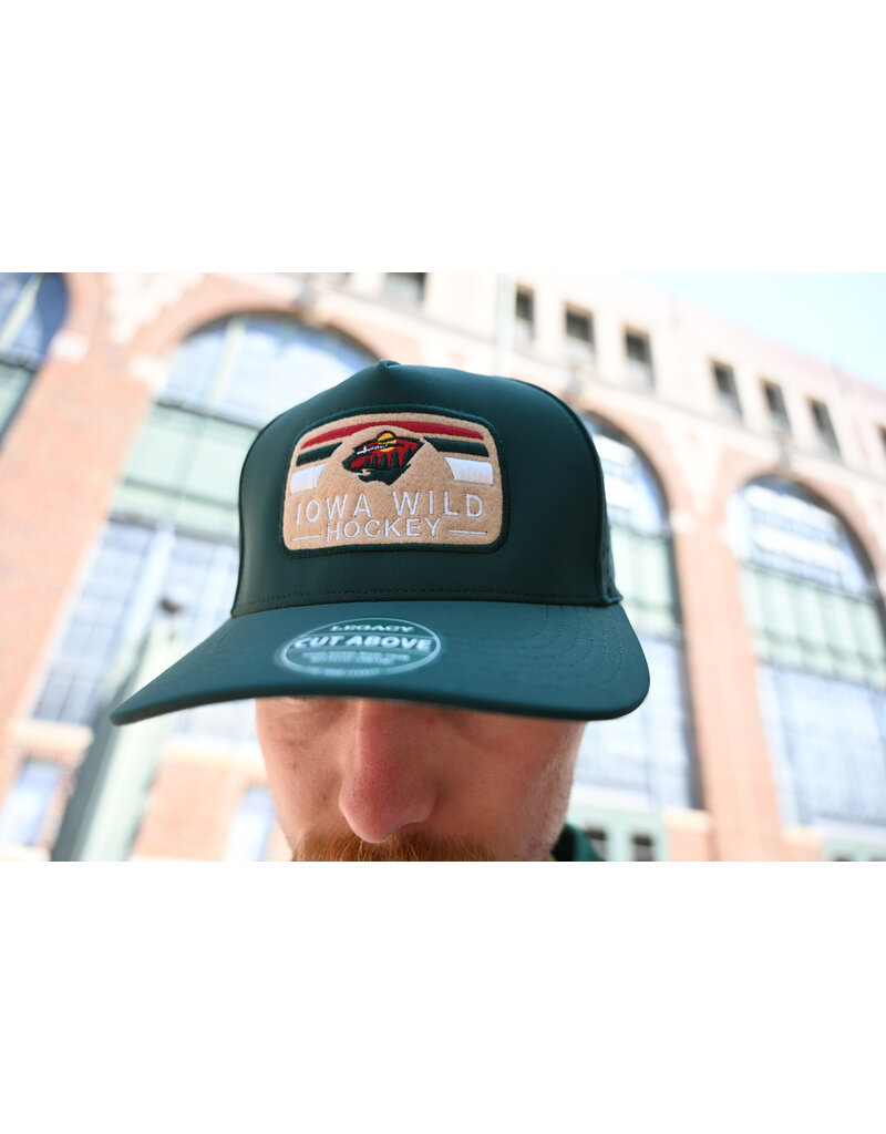 Dark Green Cut Above Felt Patch Hat