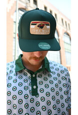 Dark Green Cut Above Felt Patch Hat