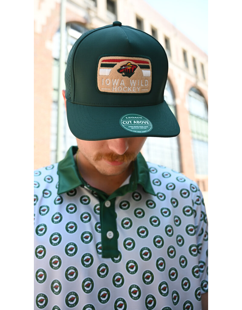 Dark Green Cut Above Felt Patch Hat