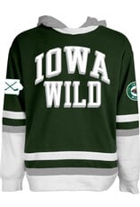 Blue '84 Forest Green Hockey Hood - State Outline