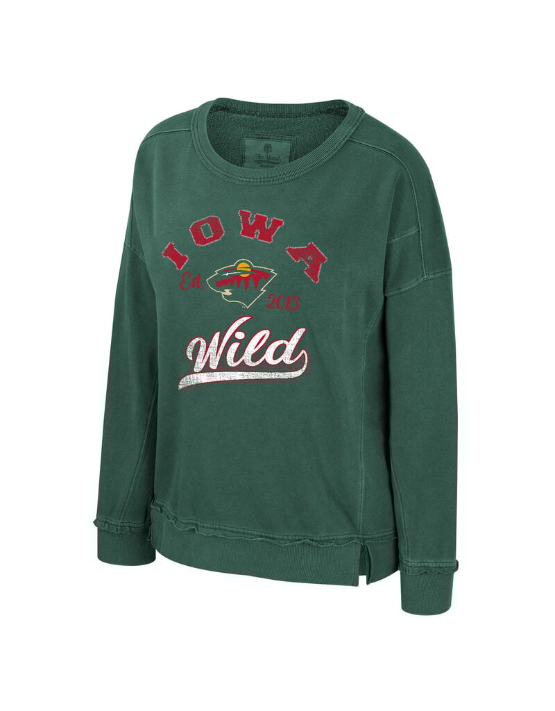 Colosseum Women's Wished for Washed Fleece Scoop Crewneck