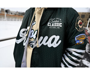 Iowa Wild Outdoor Classic Twinvision Satin Bomber Jacket - Iowa