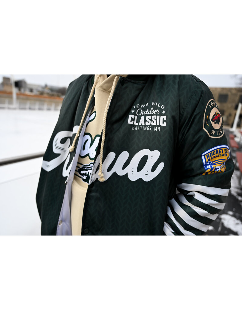 Twinsvision Iowa Wild Outdoor Classic Twinvision Satin Bomber Jacket