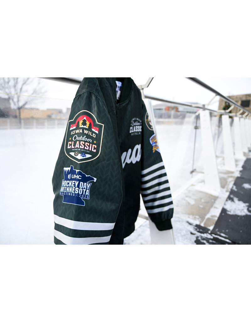 Twinsvision Iowa Wild Outdoor Classic Twinvision Satin Bomber Jacket
