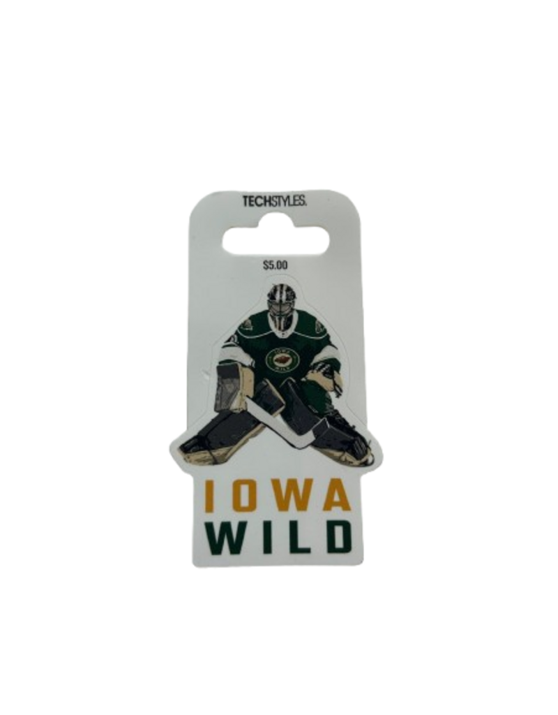 Techstyles Green Jersey Goalie Sticker