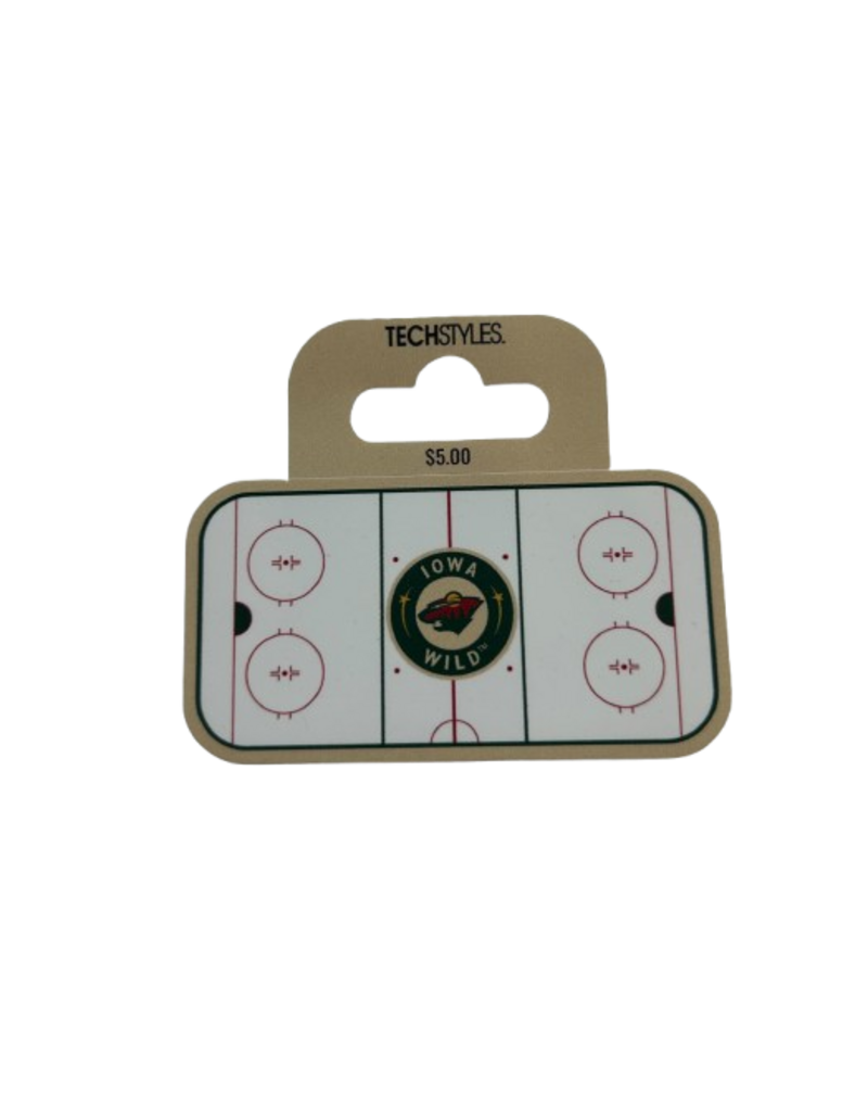 Techstyles Secondary Logo Center Ice Rink Sticker