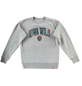 Sportique Gray Harmon Crewneck - Bearhead Shield