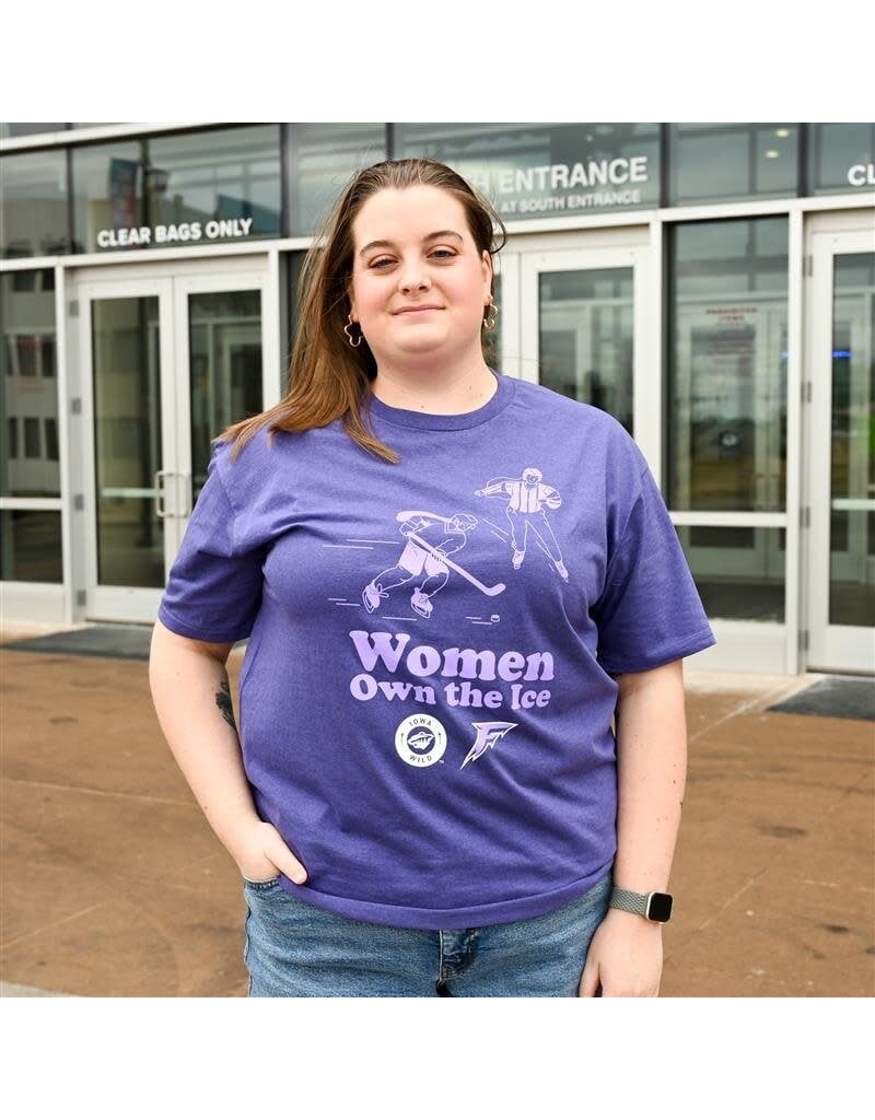 Women Own The Ice - IA Wild X MN Frost Unisex Tshirt
