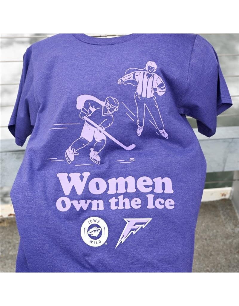 Women Own The Ice - IA Wild X MN Frost Unisex Tshirt
