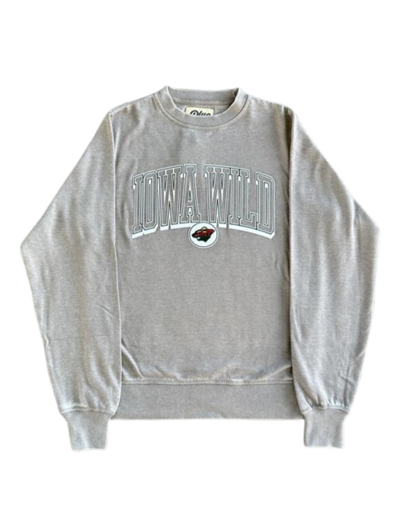 Blue '84 Light Grey Bow Fleece Crewneck