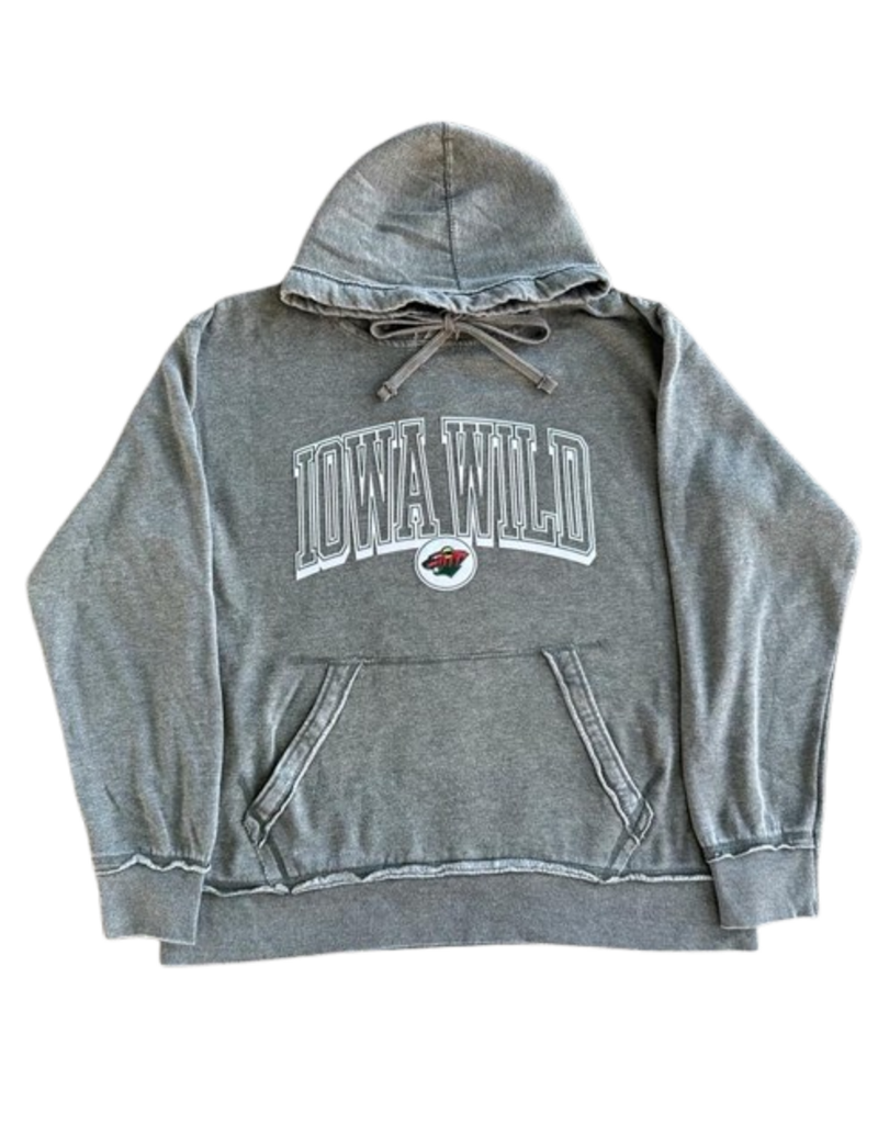 Blue '84 Woodland Burnout Wash Fleece Hood