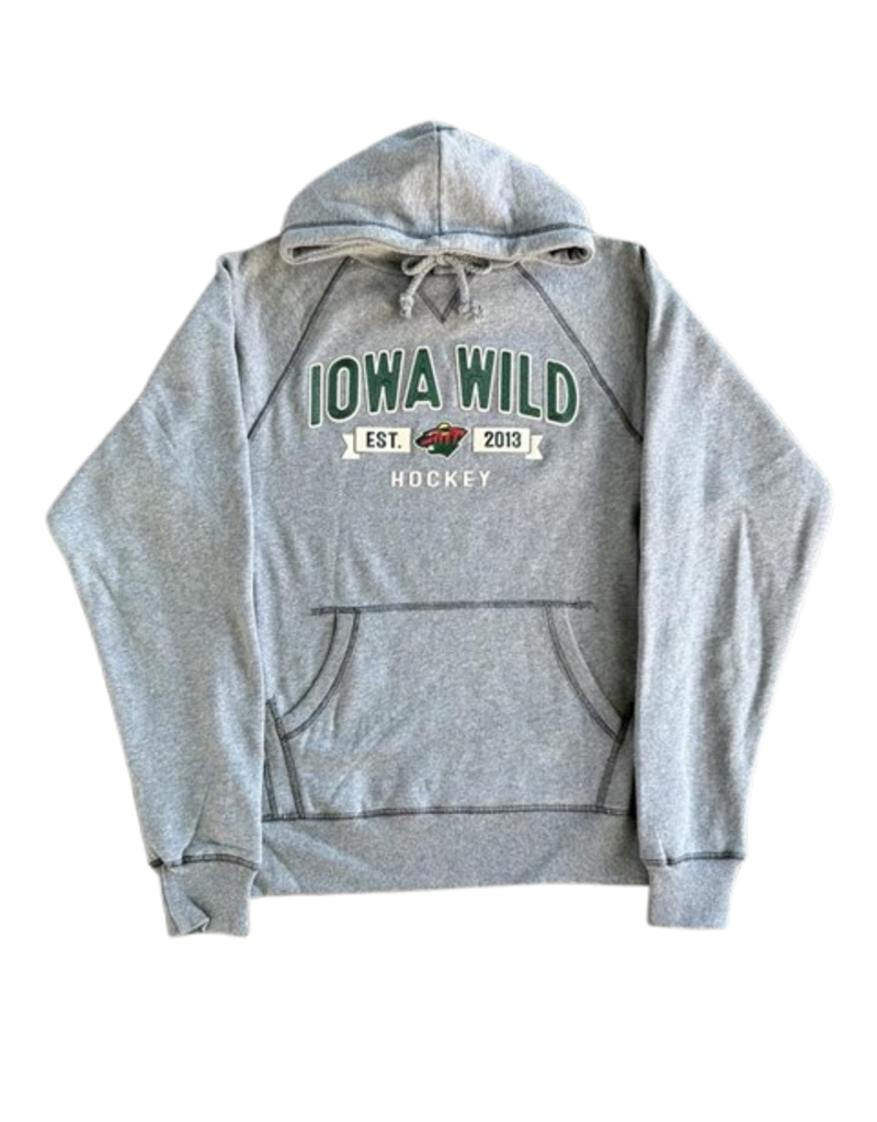 Gunmetal Fleece Pullover Hood