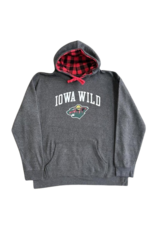 Graphite/Red Plaid Benchmark Hood