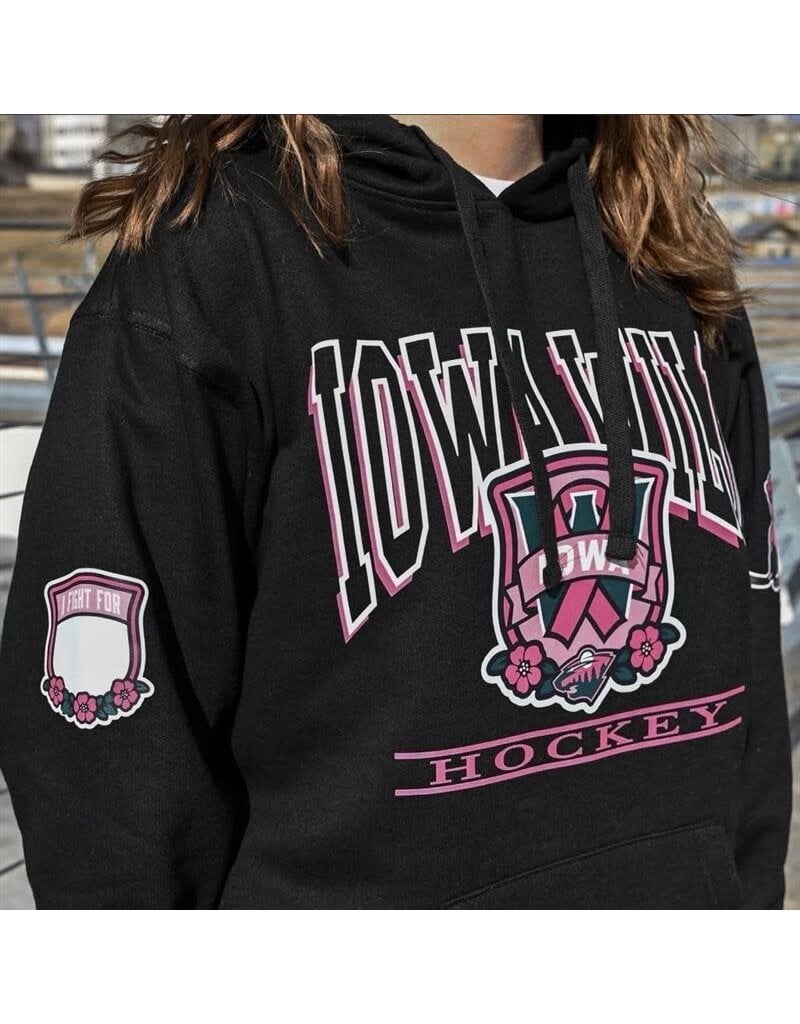 CI SPORT 2025-26 Pink in the Rink Black Hoodie
