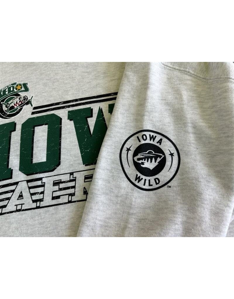CI SPORT Heritage Collection - Iowa Aeros Throwback Ash Crewneck