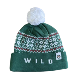 CCM CCM Snowflake Pattern Pom Beanie