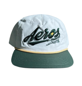 Official League Heritage Collection - Iowa Aeros White Nylon Dad Hat