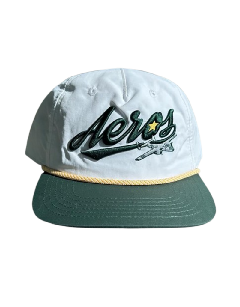 Official League Heritage Collection - Iowa Aeros White Nylon Dad Hat