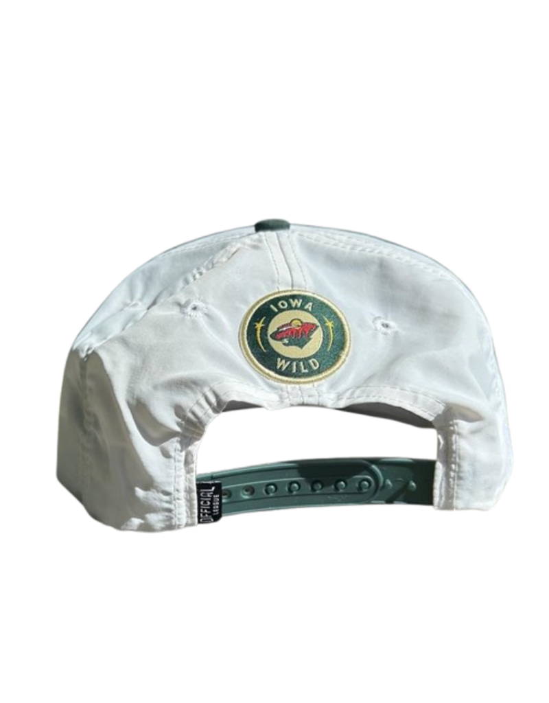Official League Heritage Collection - Iowa Aeros White Nylon Dad Hat