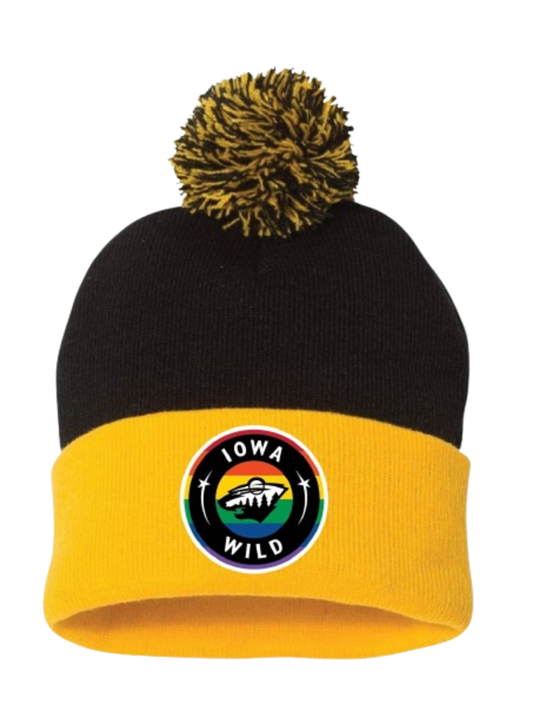 Bimm Ridder Pride Gold Cuff Beanie w/ Secondary Logo