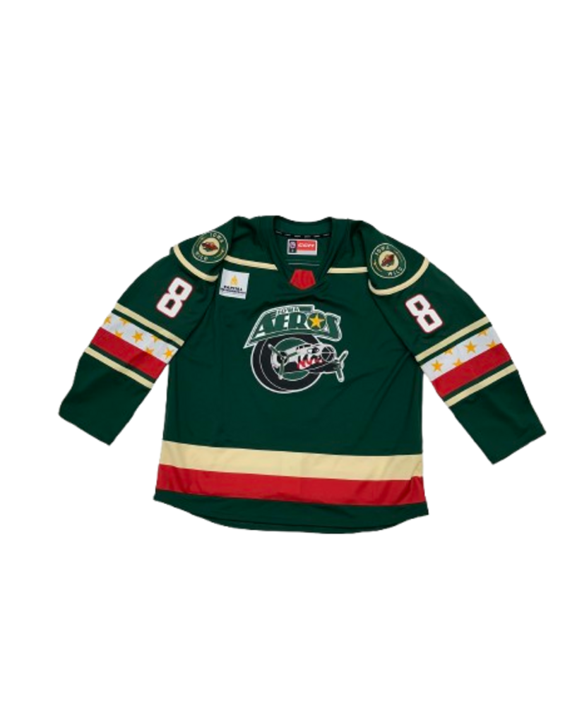 25-26 Iowa Aeros Authentic Game Issued Jersey - #8