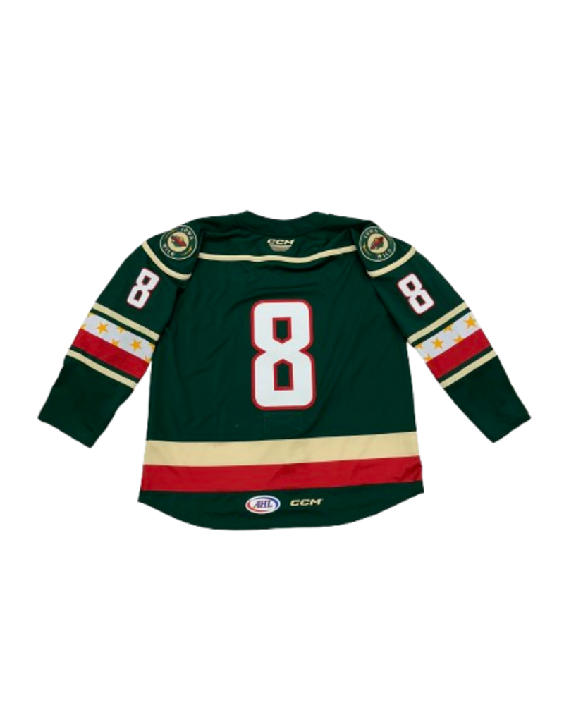 25-26 Iowa Aeros Authentic Game Issued Jersey - #8