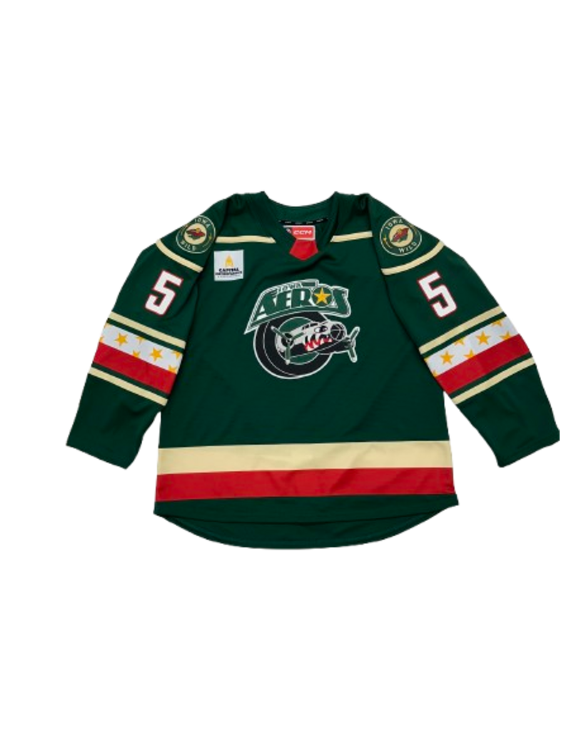 25-26 Iowa Aeros Authentic Game Issued Jersey - #5