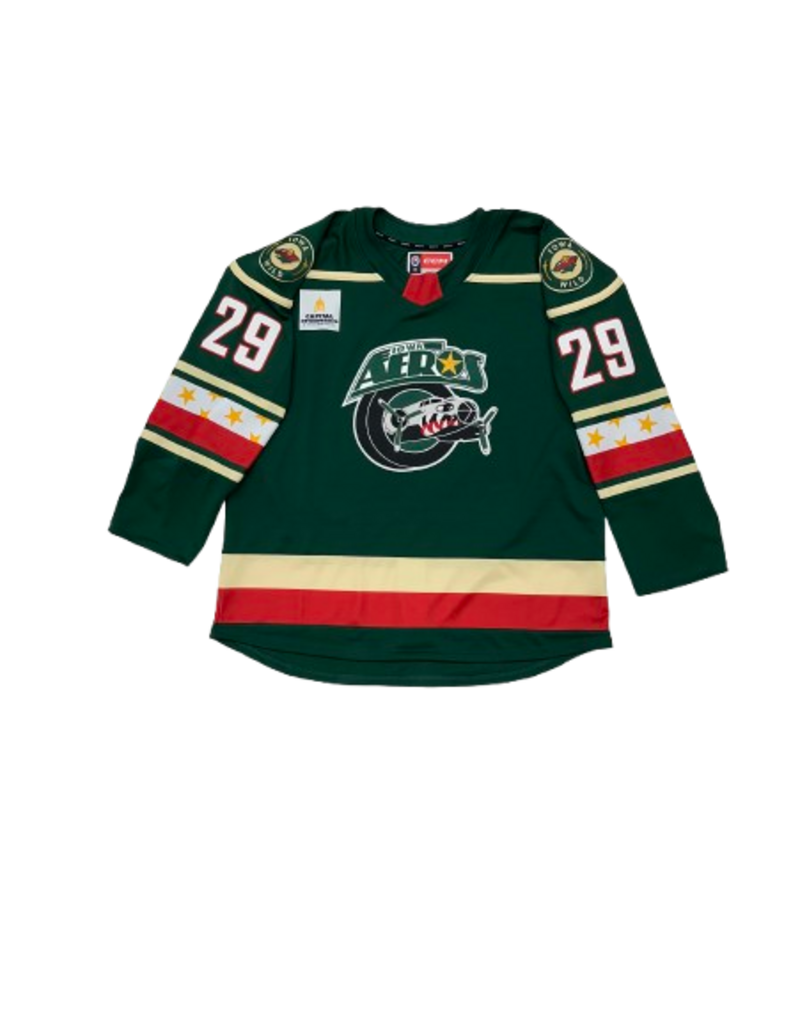 25-26 Iowa Aeros Authentic Game Issued Jersey - #29