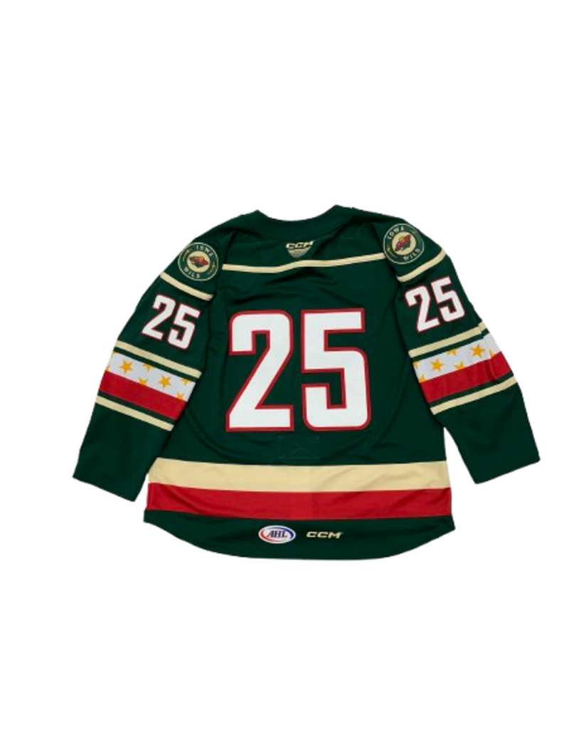 25-26 Iowa Aeros Authentic Game Issued Jersey - #25