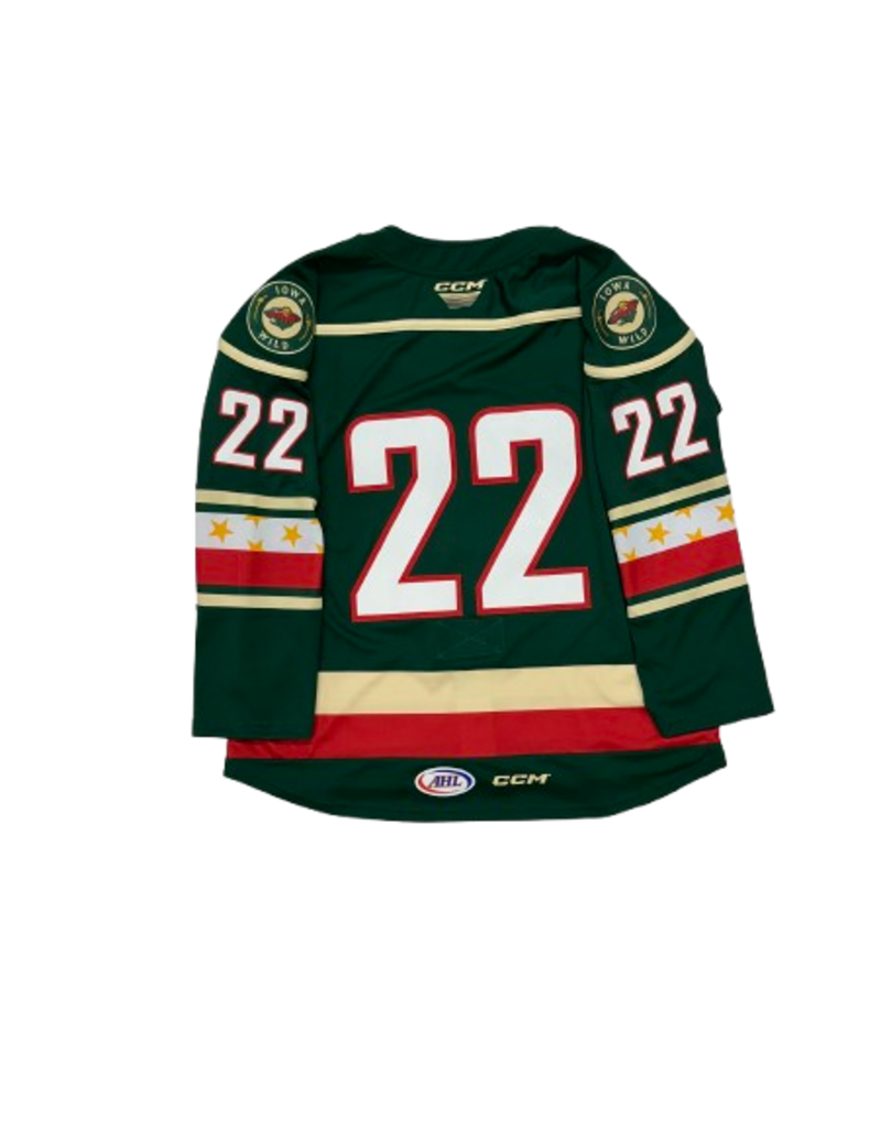 25-26 Iowa Aeros Authentic Game Issued Jersey - #22