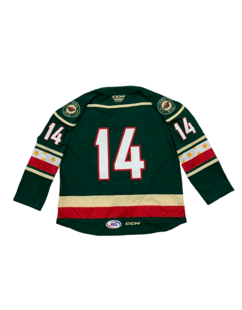 25-26 Iowa Aeros Authentic Game Issued Jersey - #14